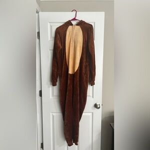Cozy Brown Fleece Onesie